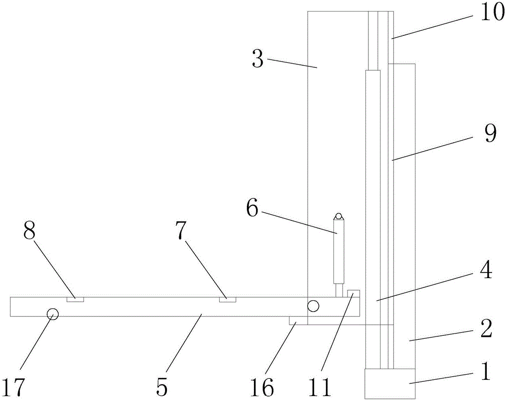 Lifting mechanism of fork truck