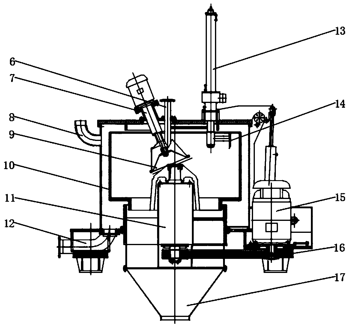 A method for comprehensive recovery of NdFeB waste acid leaching slag flash reduction supergravity slag financial fraction