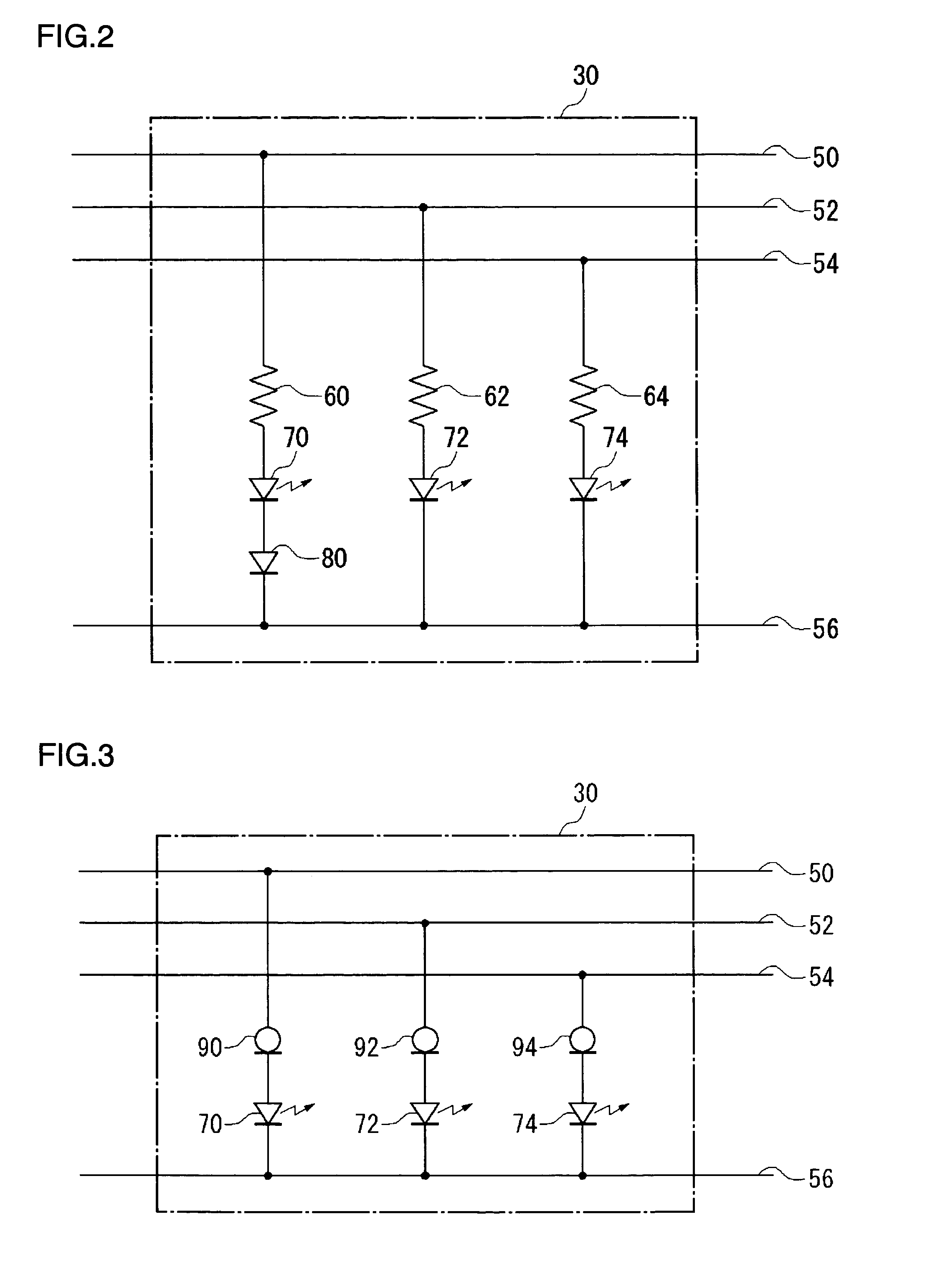 Illuminating apparatus using full-color LEDs