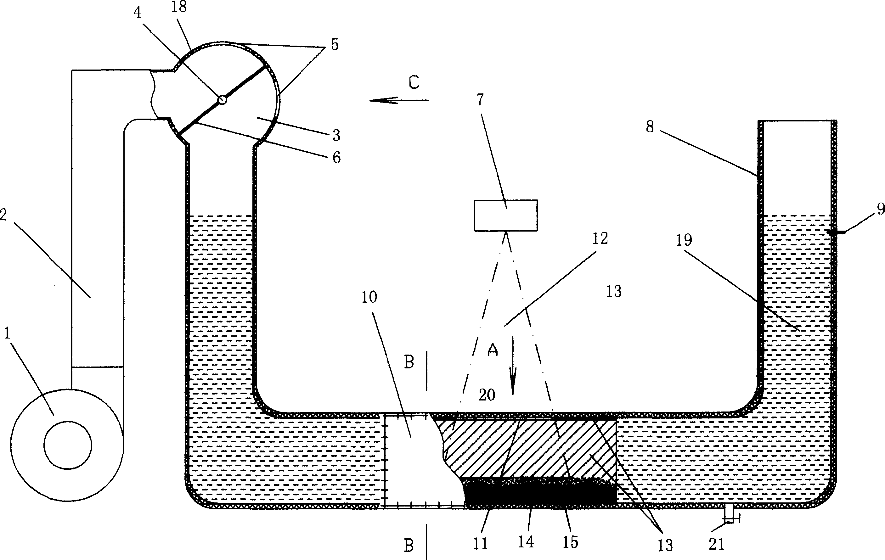 Submarine sediment transport simulation method