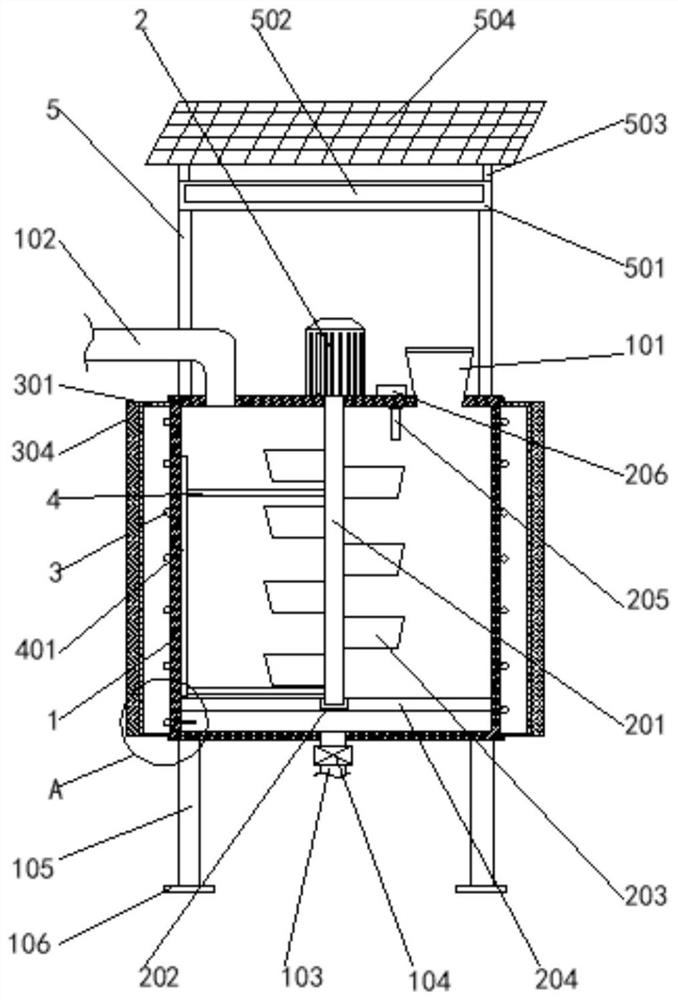 Automatic sewage treatment device