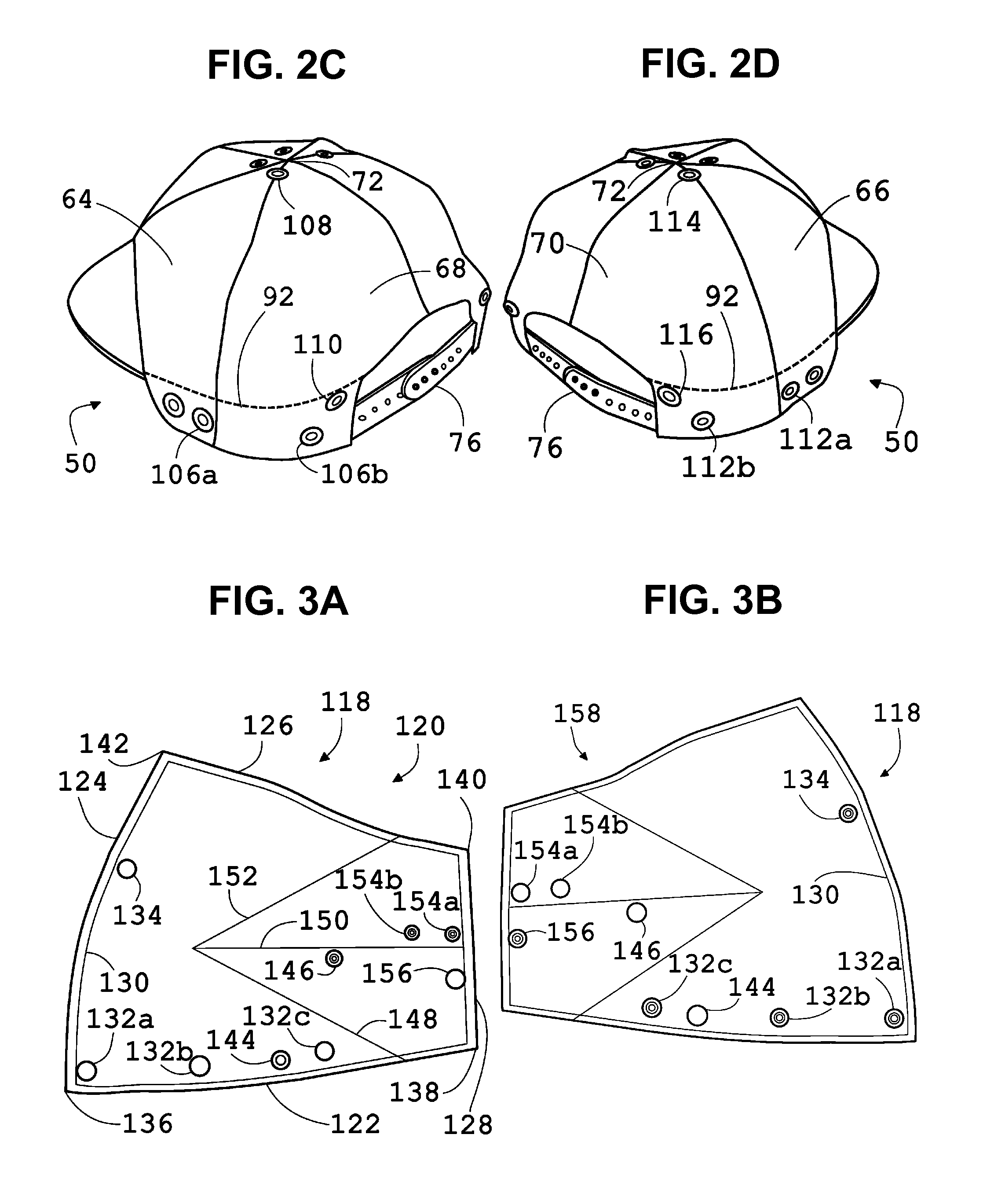 Sunshade cap with multiple retractable sunshield members