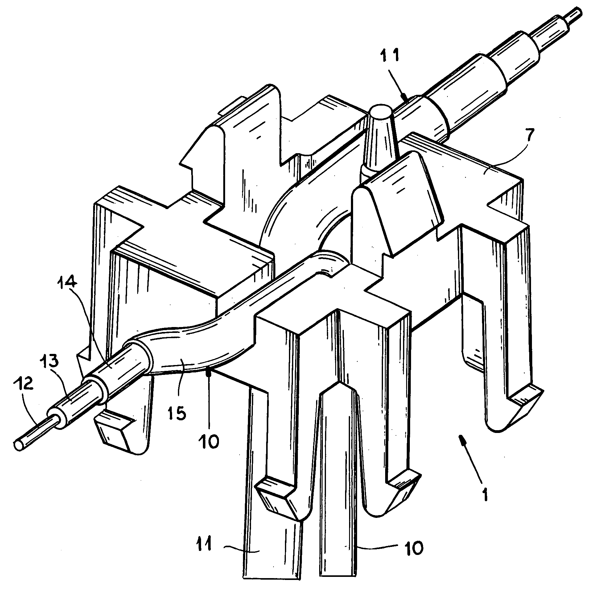 Motor-vehicle antenna mount