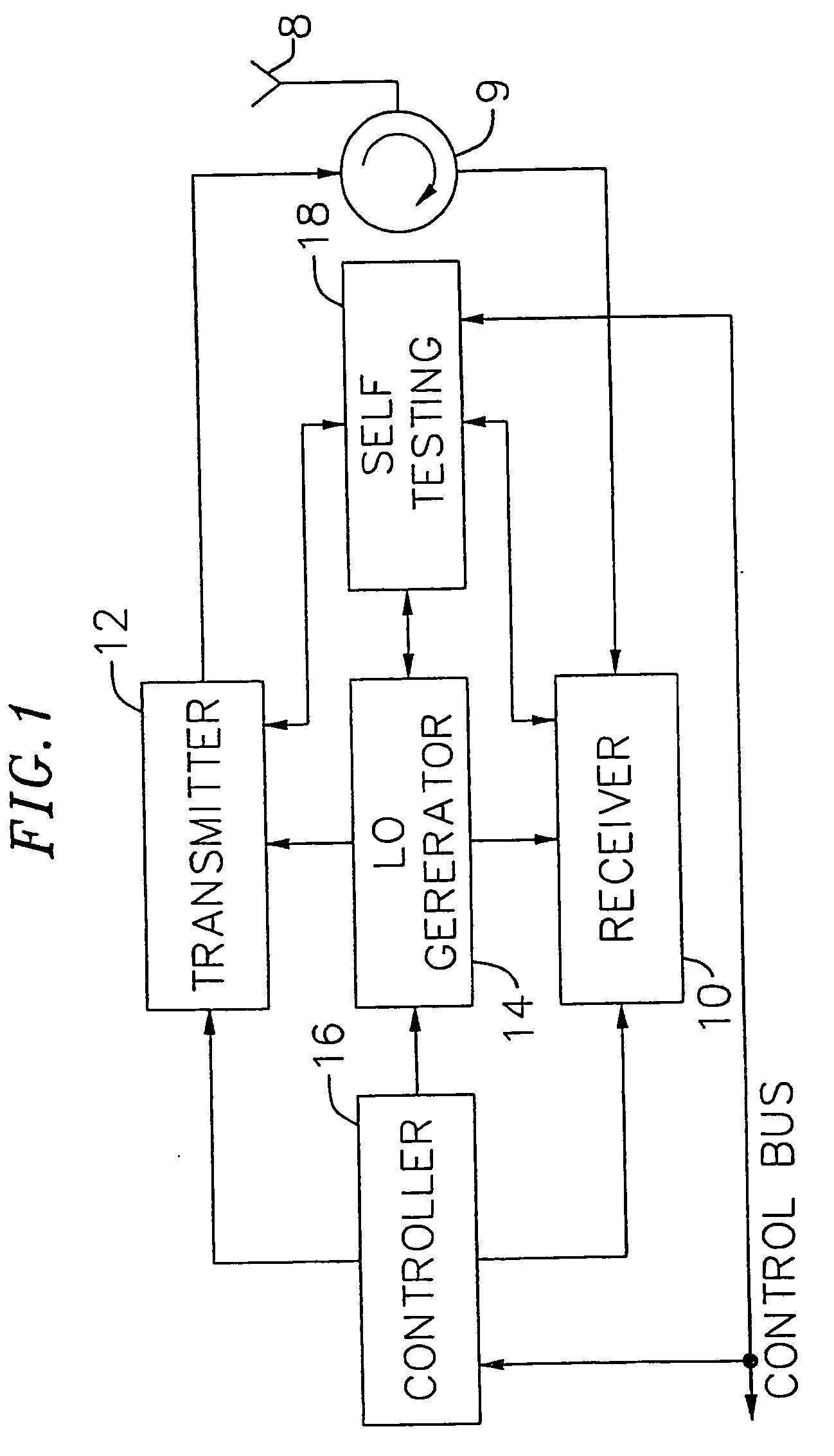 Adaptive radio transceiver with noise suppression