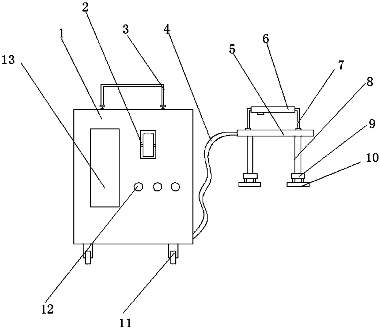 Magnetic particle flaw detector