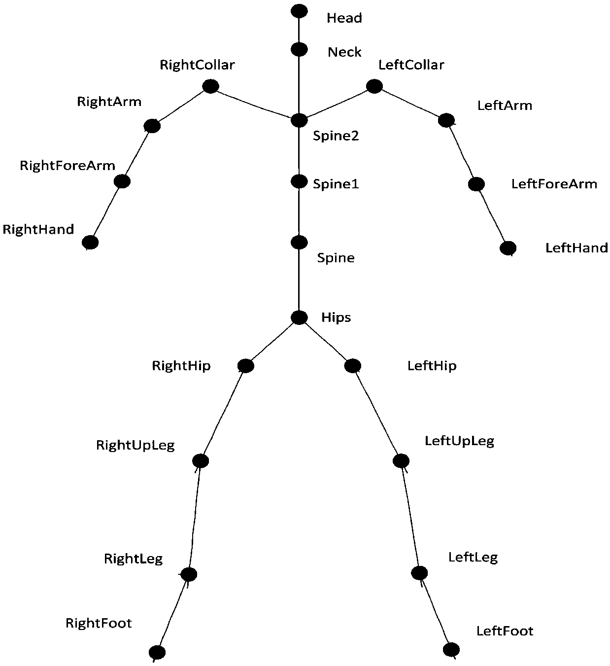 Multi-mode human body behavior identification method based on sports biomechanics