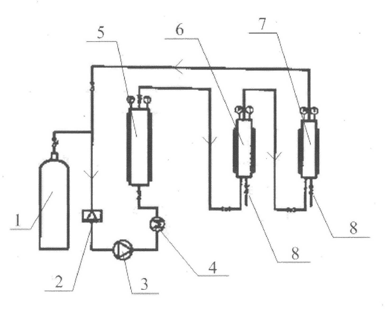 Method for extracting natural coenzyme Q10 by using palm residue