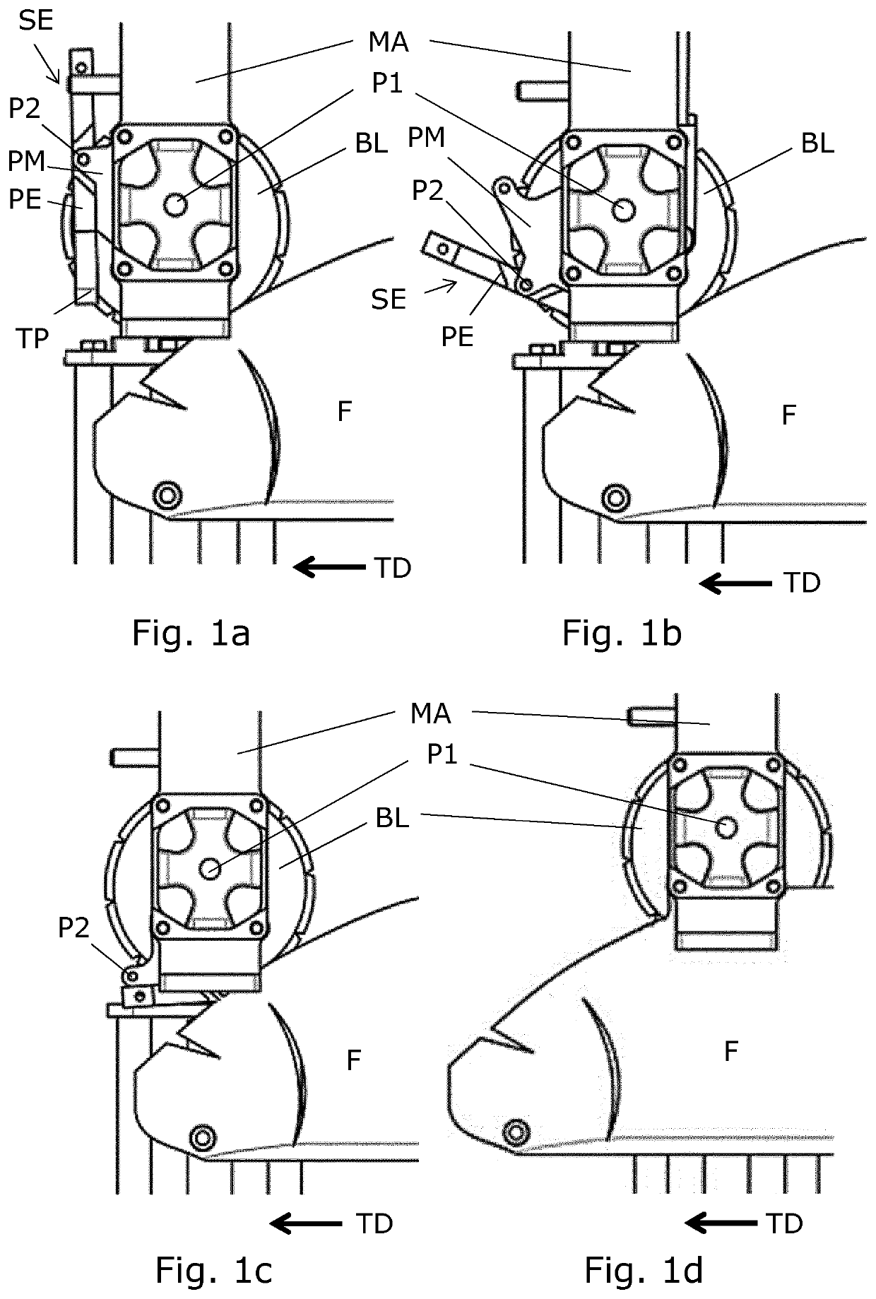 Fish gutting device with controllable cutting