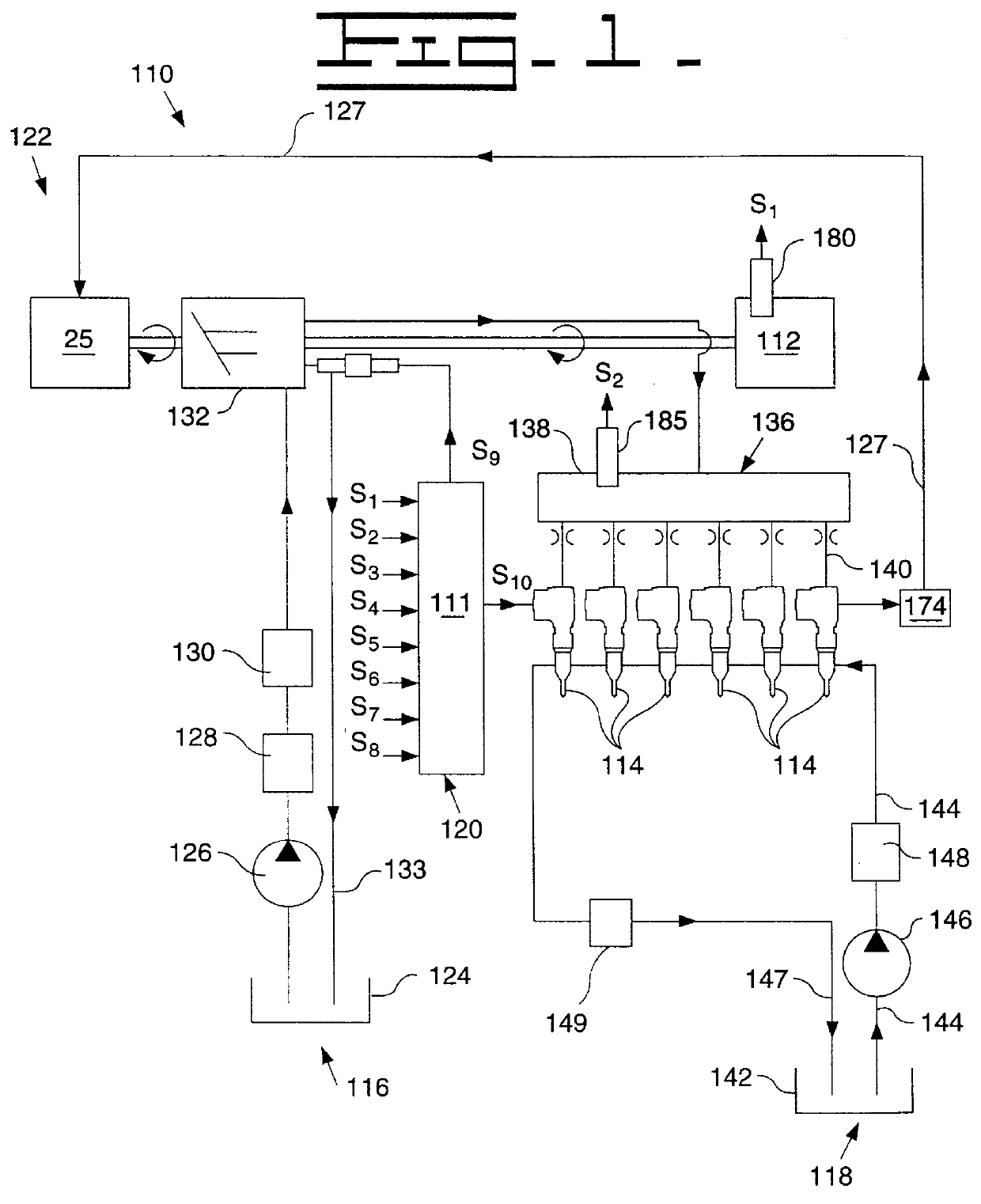 Electronic control for a hydraulically activated, electronically controlled injector fuel system and method for operating same