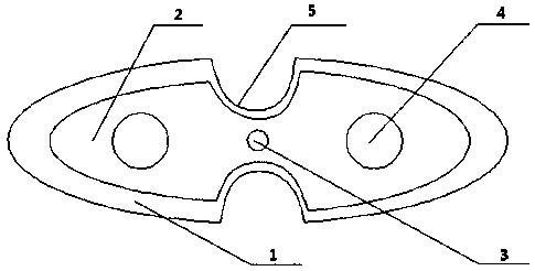 Ratproof butterfly optical cable and preparation method thereof