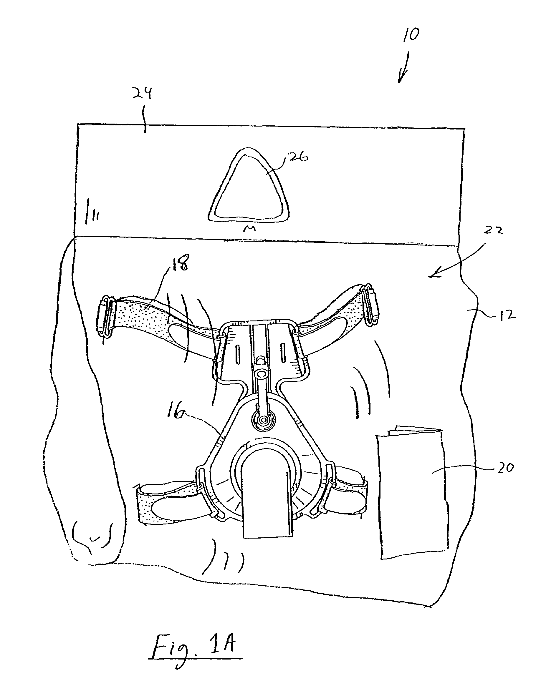 Patient interface packaging with integrated sizing gage