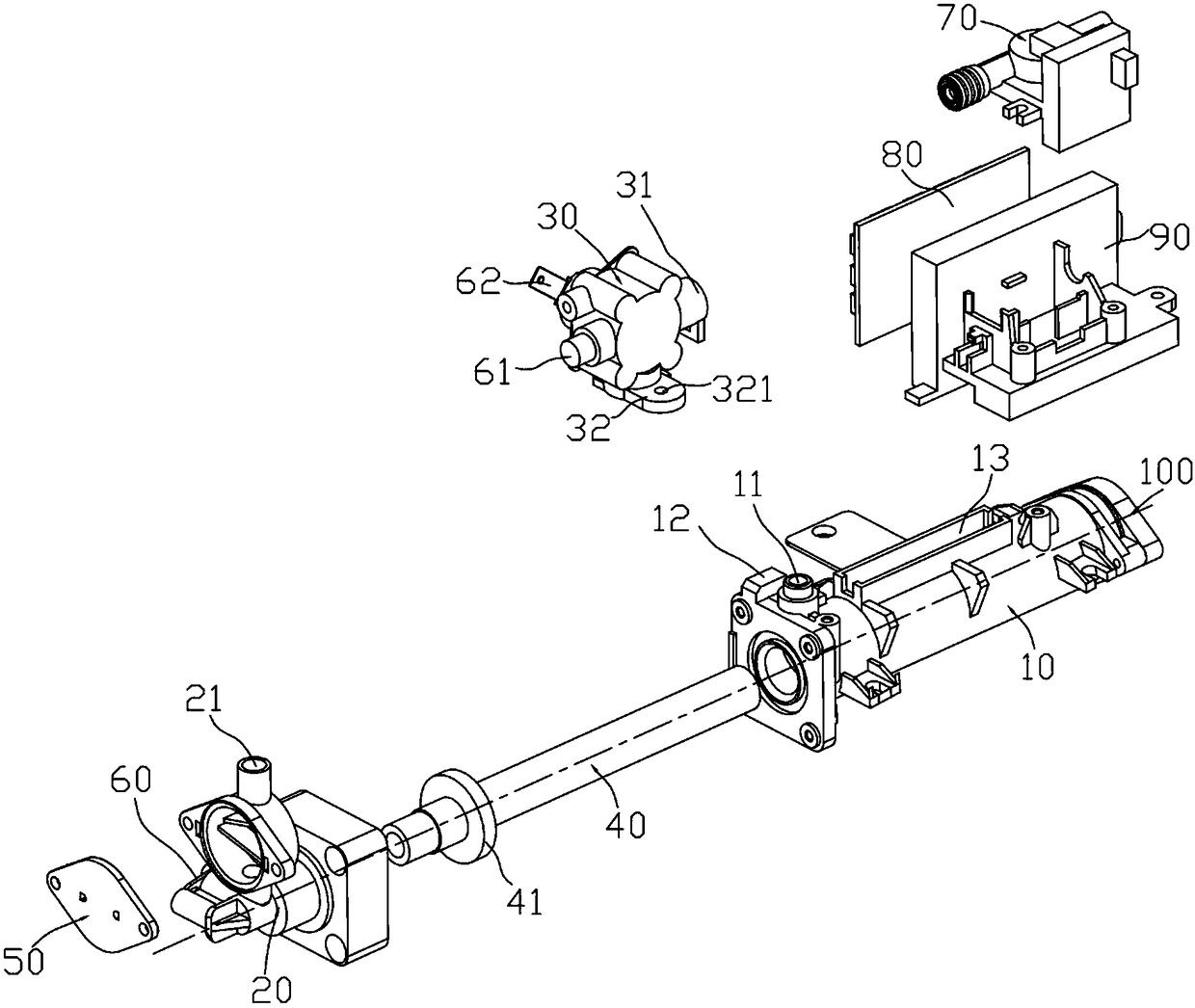 Ultraviolet sterilization heating device for pedestal pan