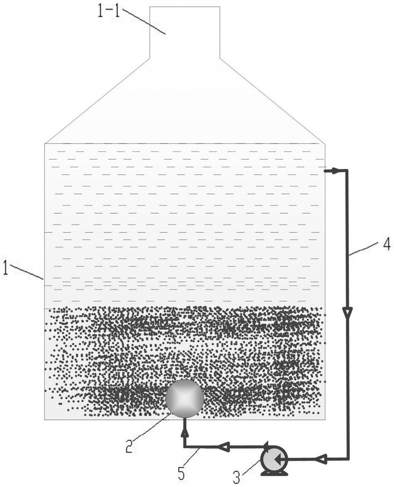 Spraying rotating stirring device for preparing dialysate