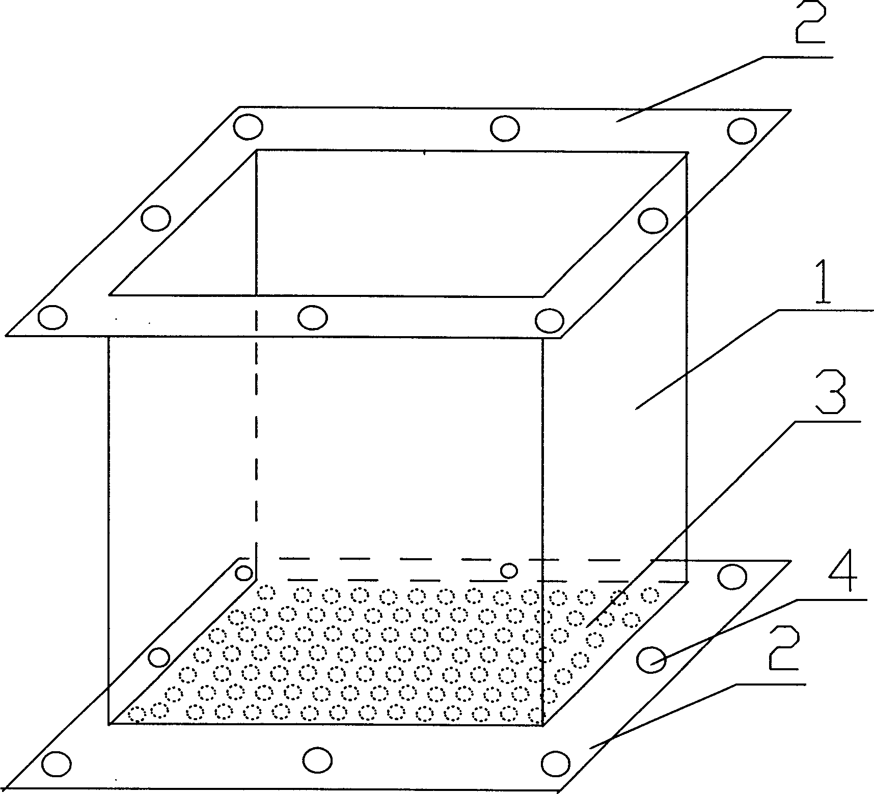 Electrochemical method and device for continuous and fast water treatment