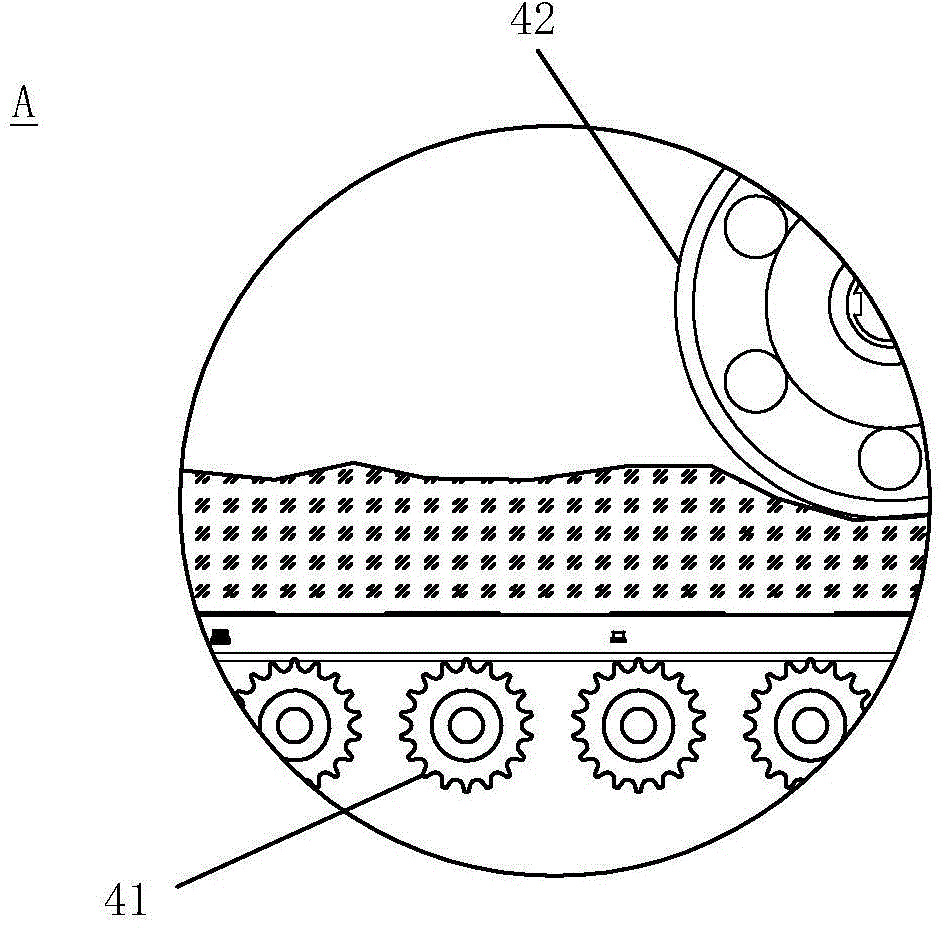 Online dry-process production system and method of glass wool vacuum insulation board core material