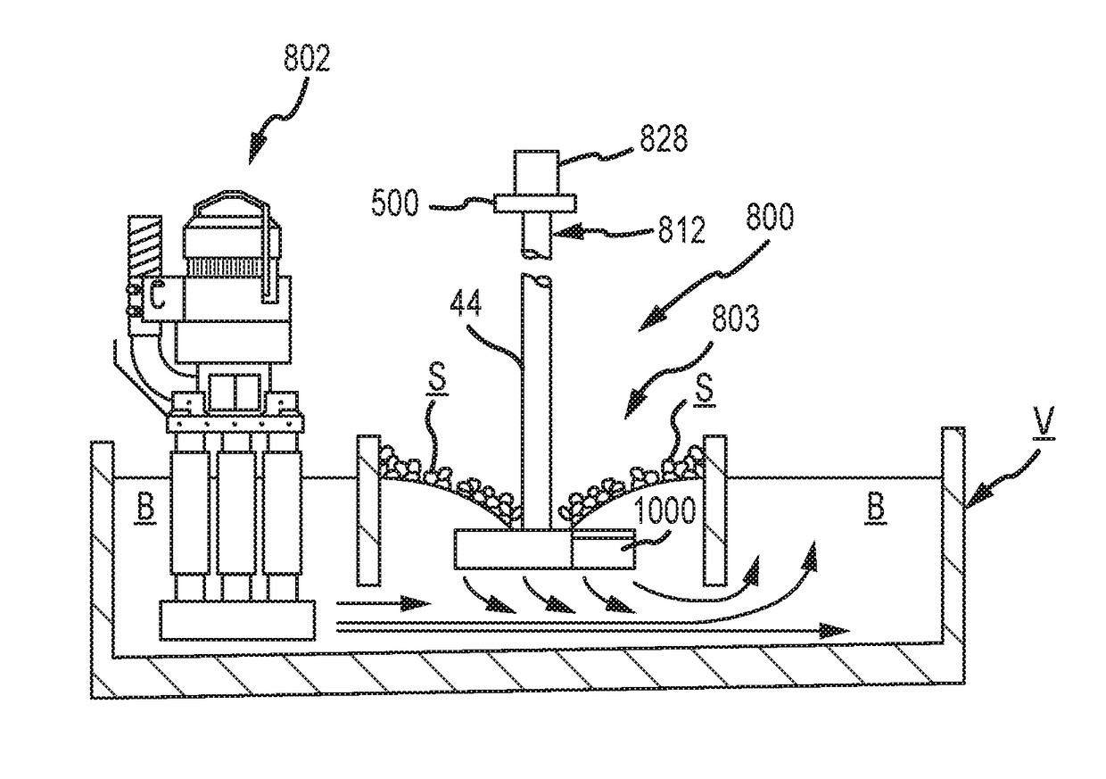 Rotor and rotor shaft for molten metal