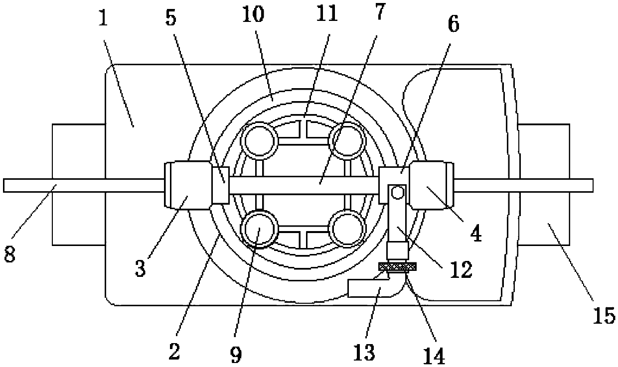 Automatic feeding device suitable for feeding pet pups