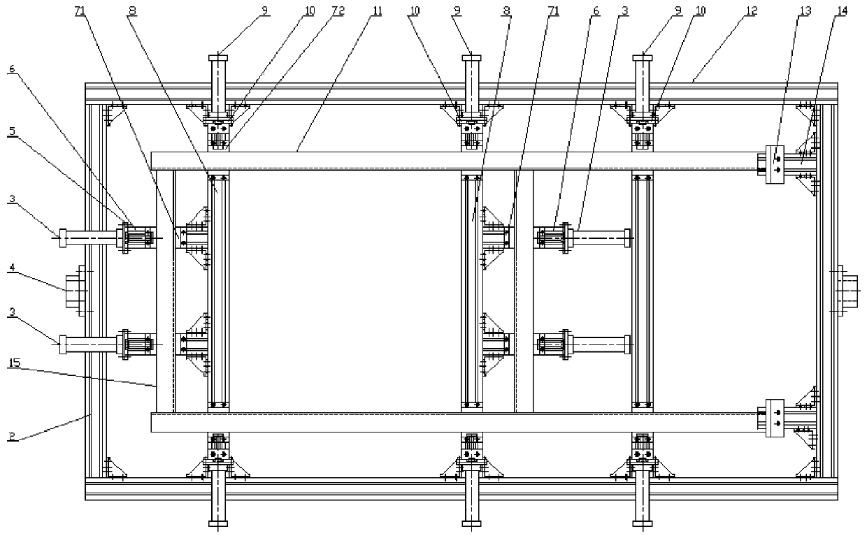 Flexible robot welding tool for chassis frame of maize harvesting machine