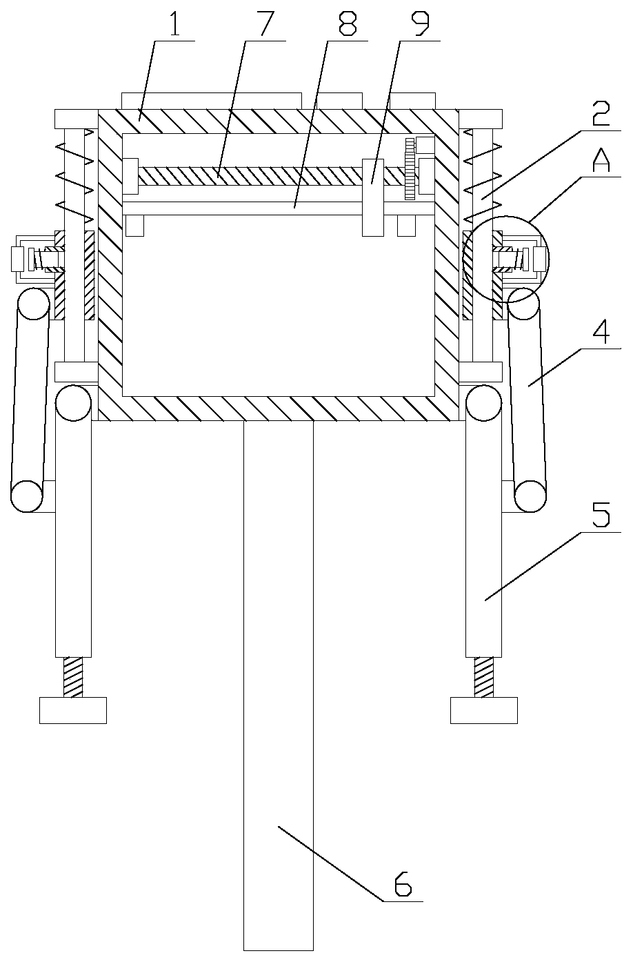 Stable soil hygrometer with protection function