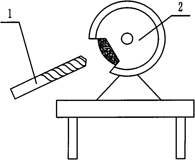 Numerical control drill double relief angle blade milling machine