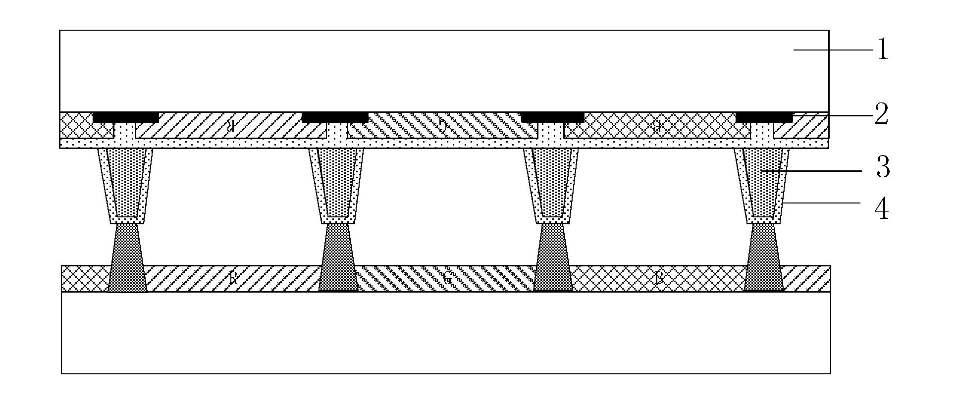 Color film substrate and method for manufacturing the same, OLED display panel and display apparatus