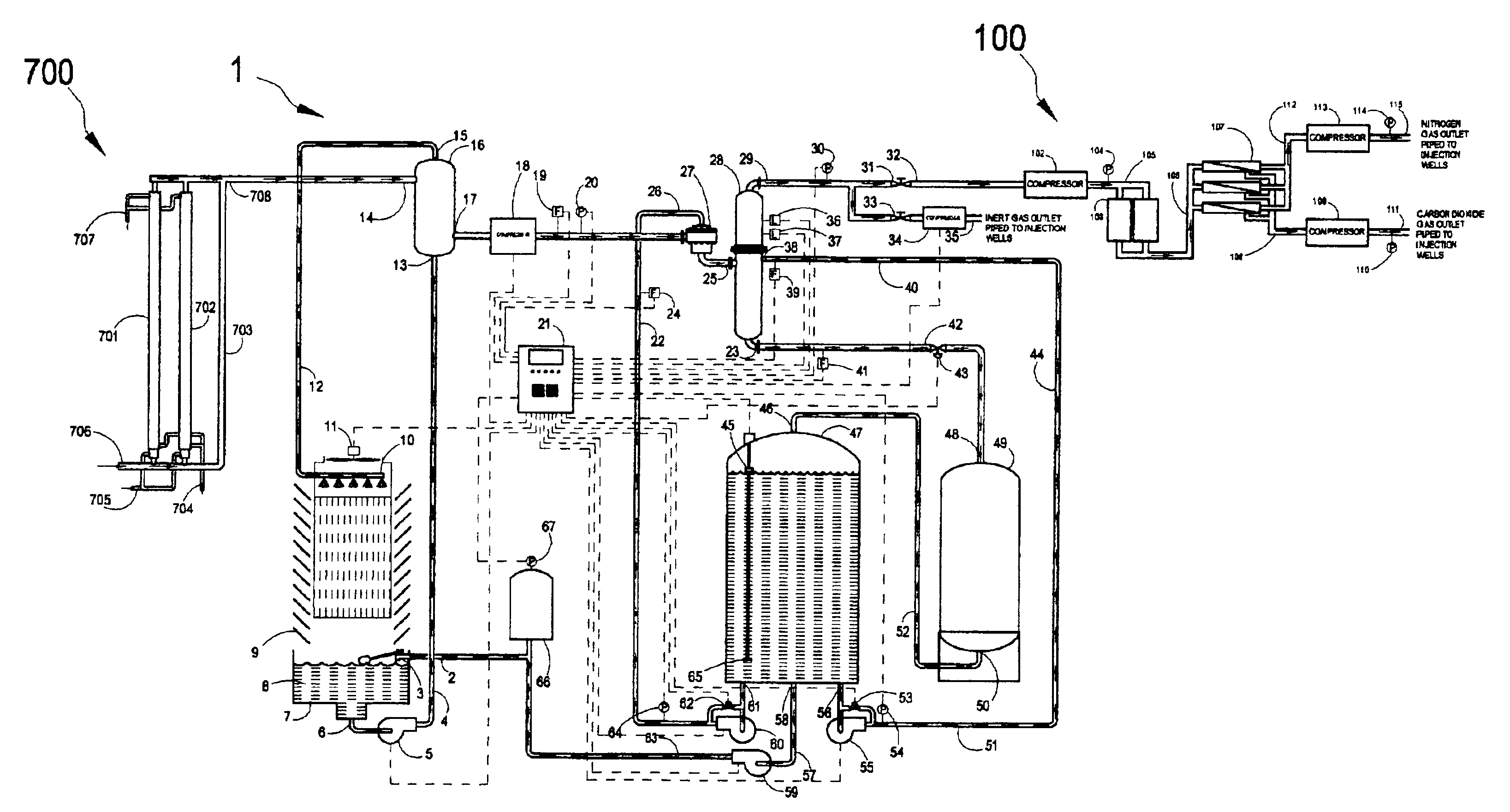 Methods and apparatus for increasing and extending oil production from underground formations nearly depleted of natural gas drive