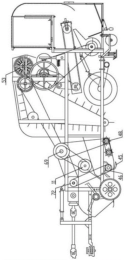 Trail-type straw crushing and returning used plastic film retrieval machine