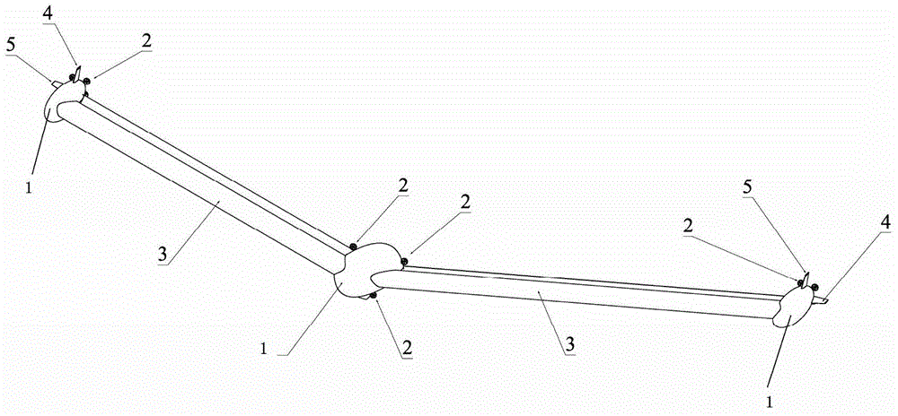 Wingspan-changeable inflatable floating and rising integrated stratospheric airship