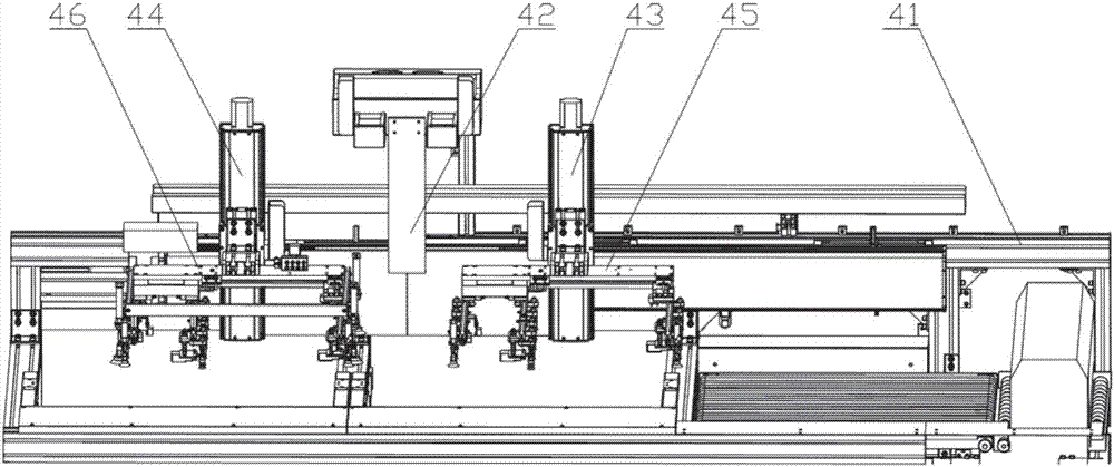 Robot intelligent up-and-down printed circuit board system and circuit board transfer method