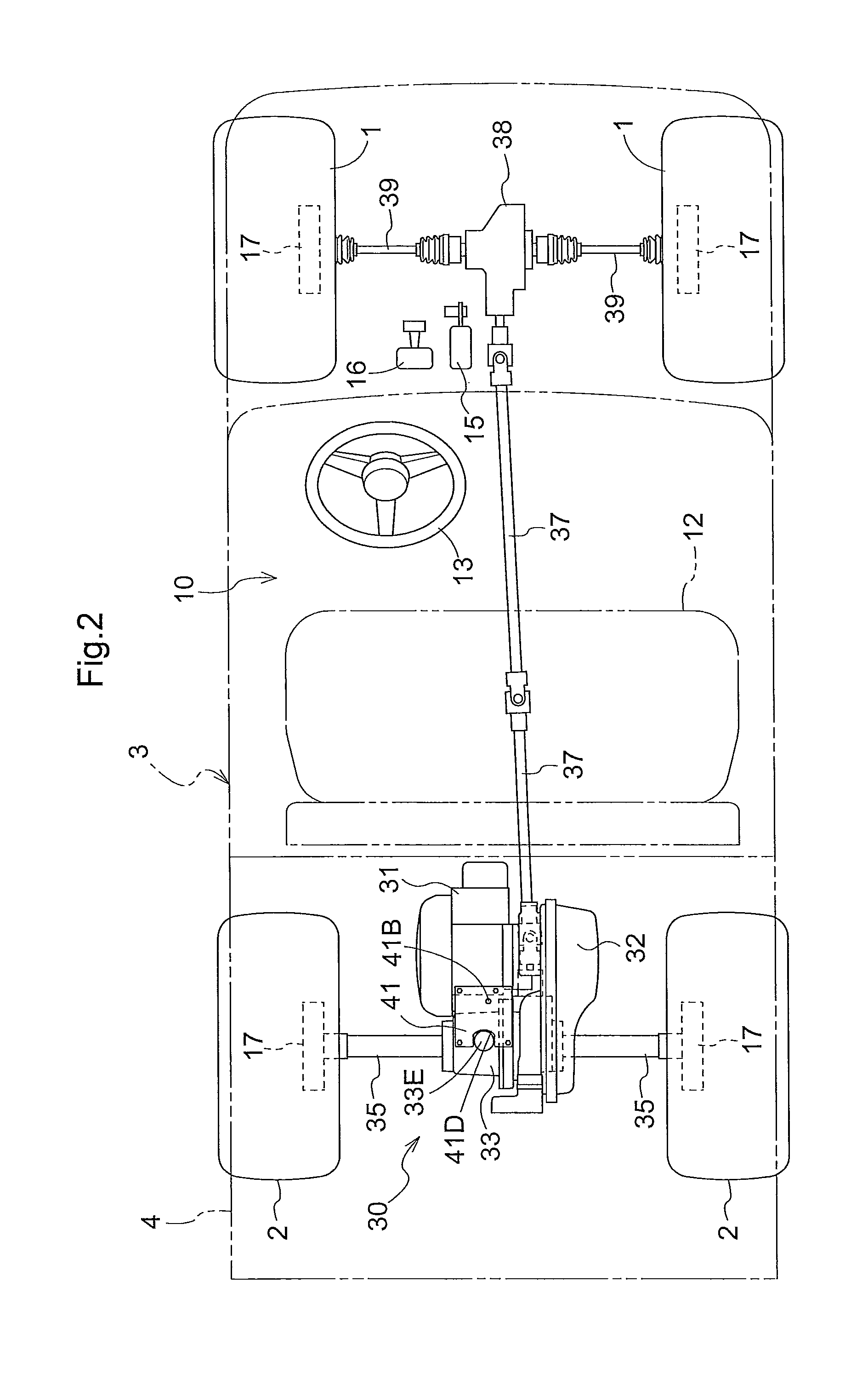 Work vehicle having engine and belt-type continuously variable transmission device