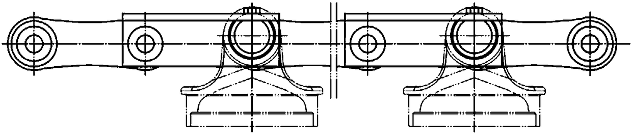 Toll for preventing missing cutting clamp spring grooves of welding fork product