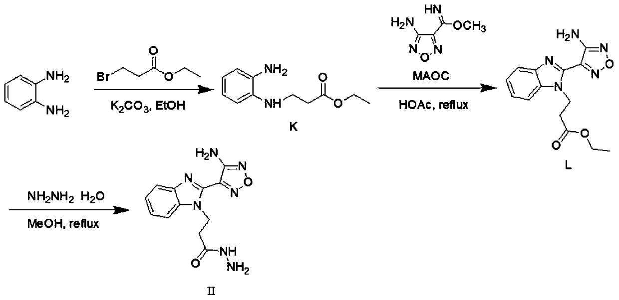 Chromone-containing benzimidazole bifurazan compound with Cy-FBP/SBPase inhibition effect and preparation method of chromone-containing benzimidazole bifurazan compound