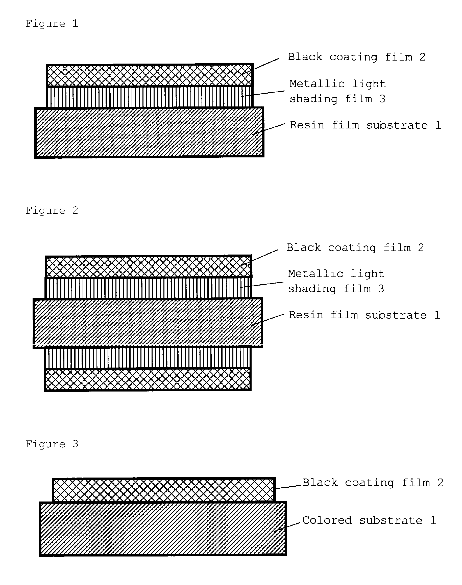 Black coating film and production method therefor, black light shading plate, and diaphragm, diaphragm device for light intensity adjustment, shutter using the same, and heat resistant light shading tape