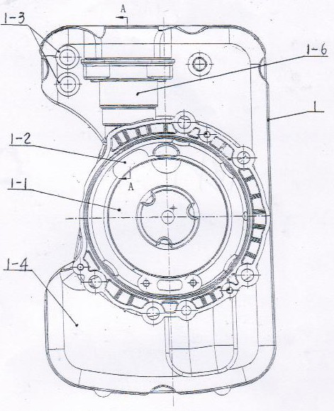 Middle cover structure for oil-gas separation of hydraulic retarder