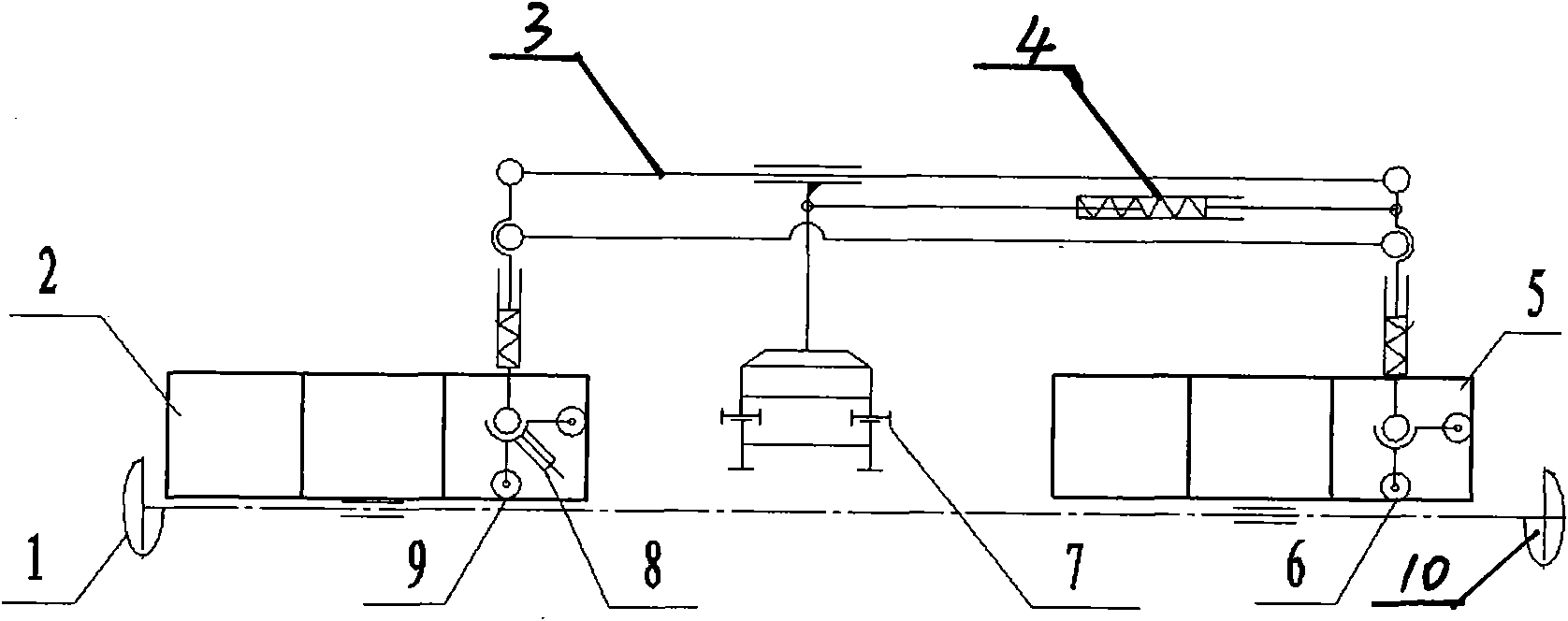 Mutual tack welding method for hydraulic support grid box type structure