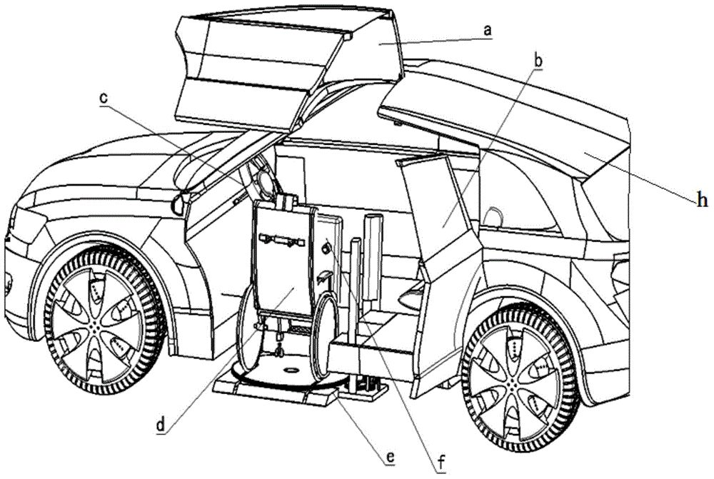 A special car for people with lower limb disabilities