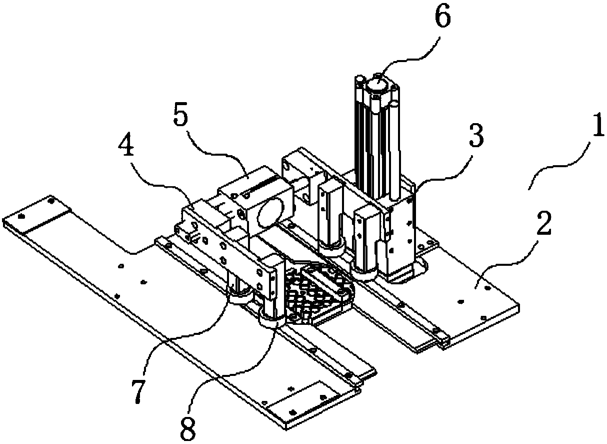 Fixing device for punching formation in tablet production