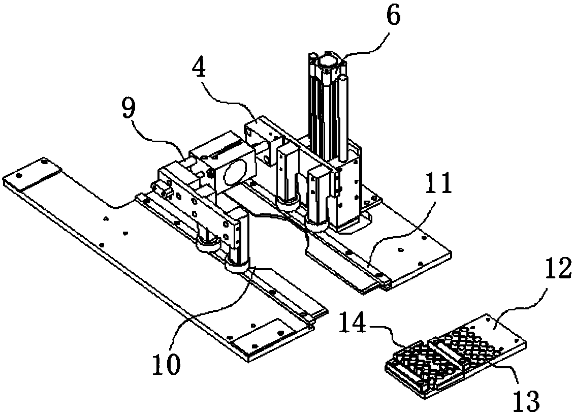 Fixing device for punching formation in tablet production