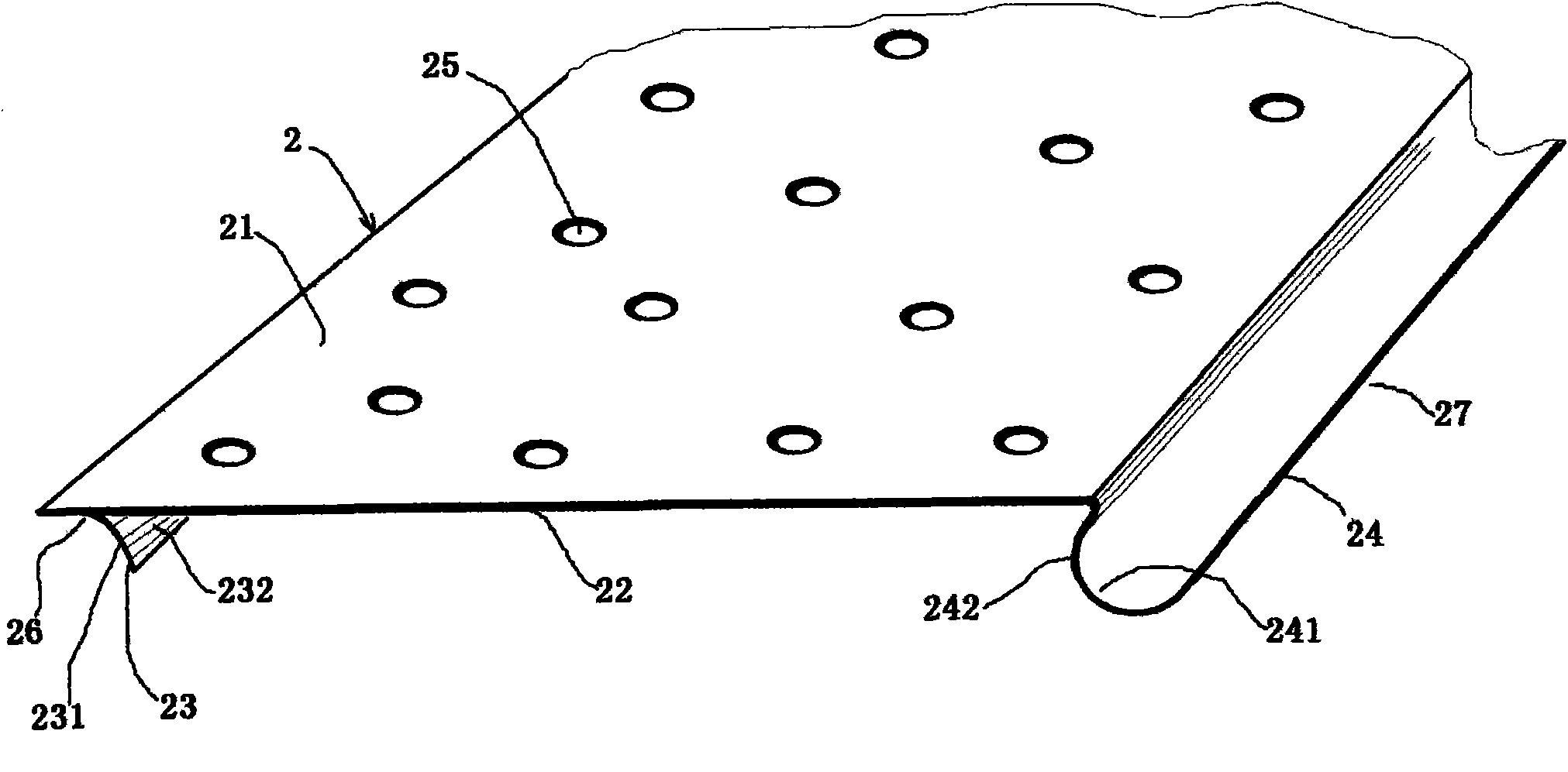 Geothermal floor and junction structure thereof