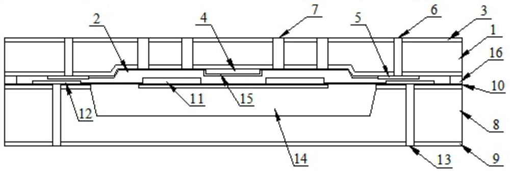 Semiconductor combustible gas sensor based on MEMS technology and preparation method thereof