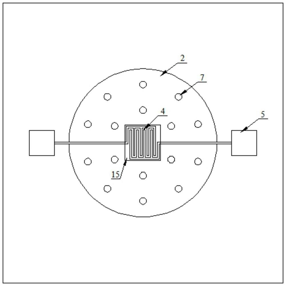 Semiconductor combustible gas sensor based on MEMS technology and preparation method thereof