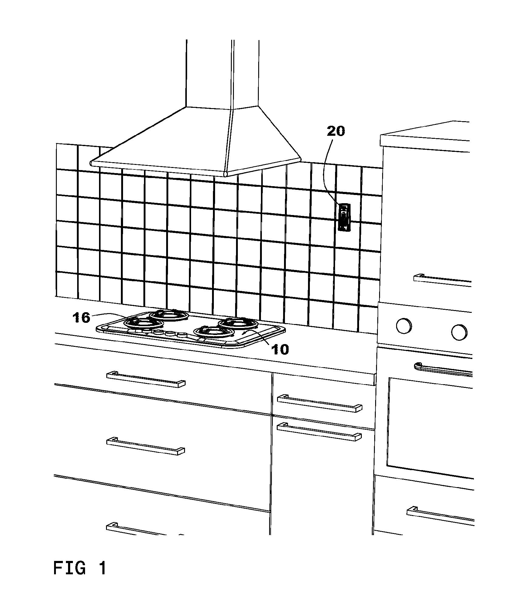 System for controlling gas supply to a gas heater