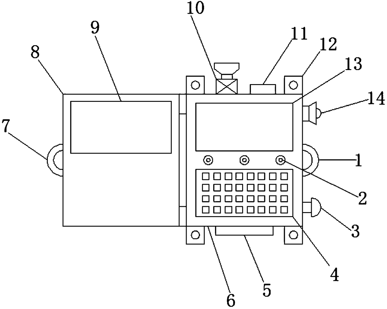 Electric energy meter based on wireless network technology