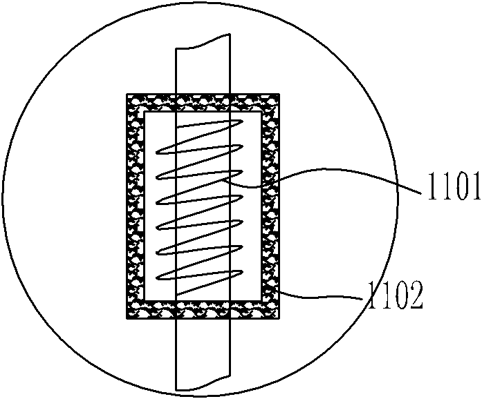 Fiber pressure-retaining drawing device under pressurized steam