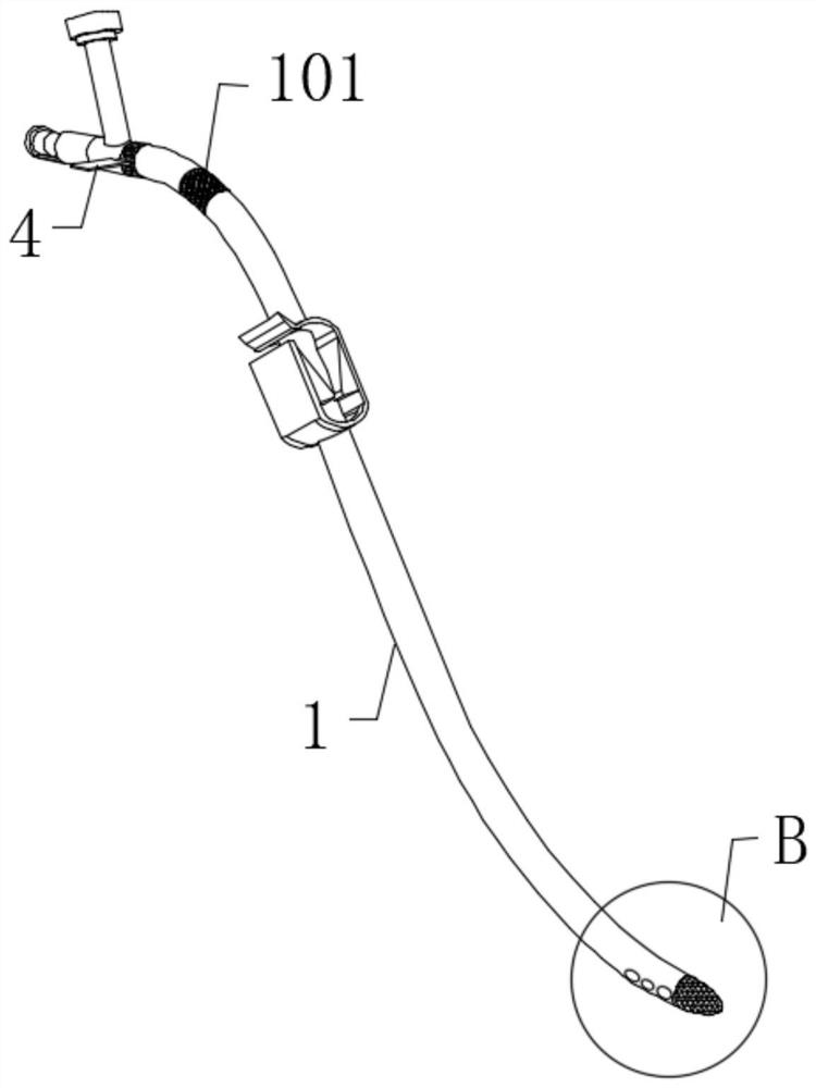 Detectable multifunctional stomach tube suitable for newborns