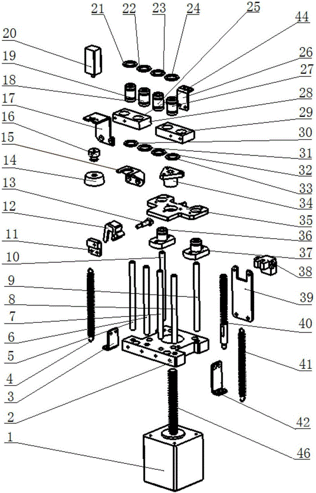 Blood collection tube rotating and compressing device