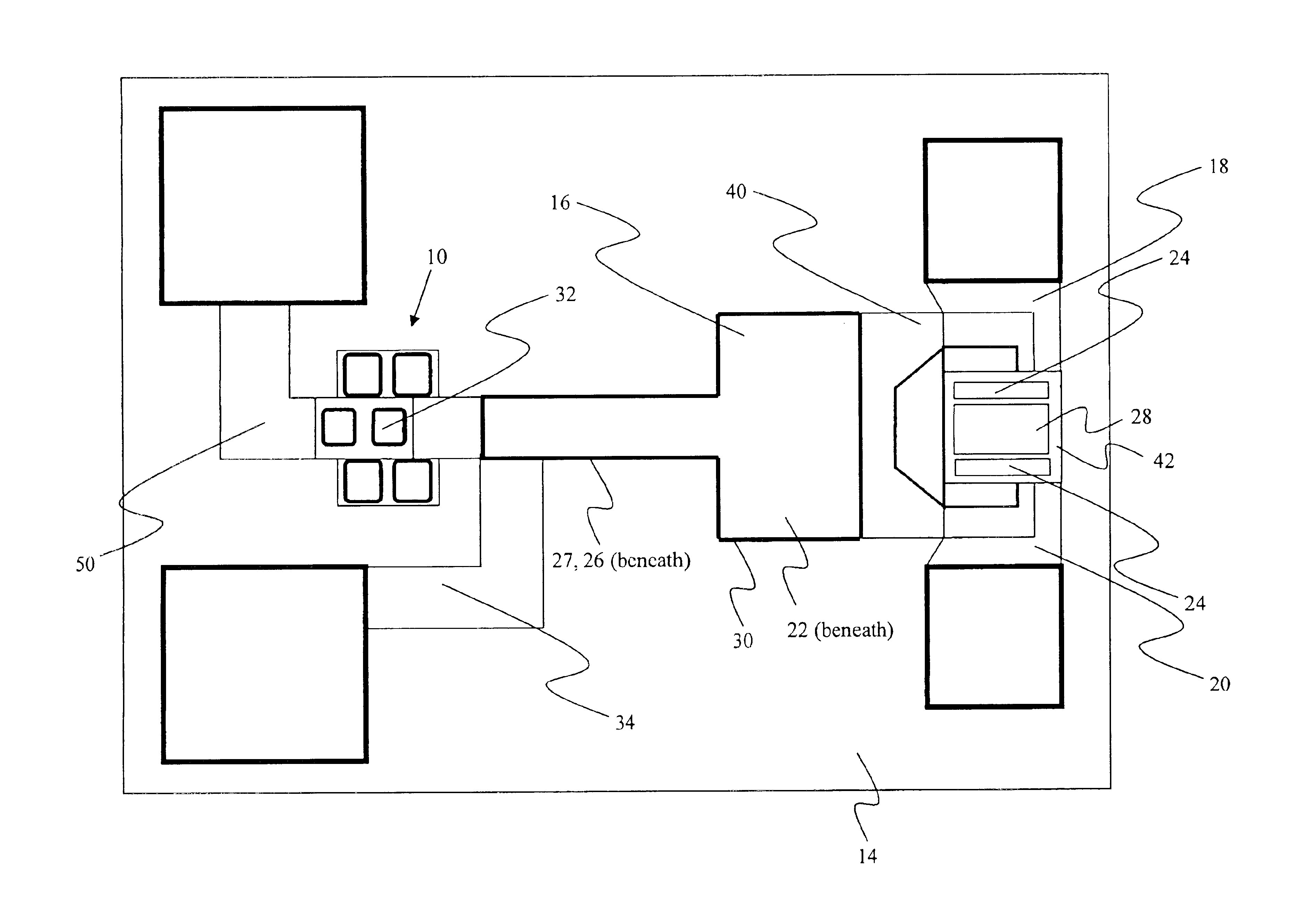 Torsion spring for electro-mechanical switches and a cantilever-type RF micro-electromechanical switch incorporating the torsion spring