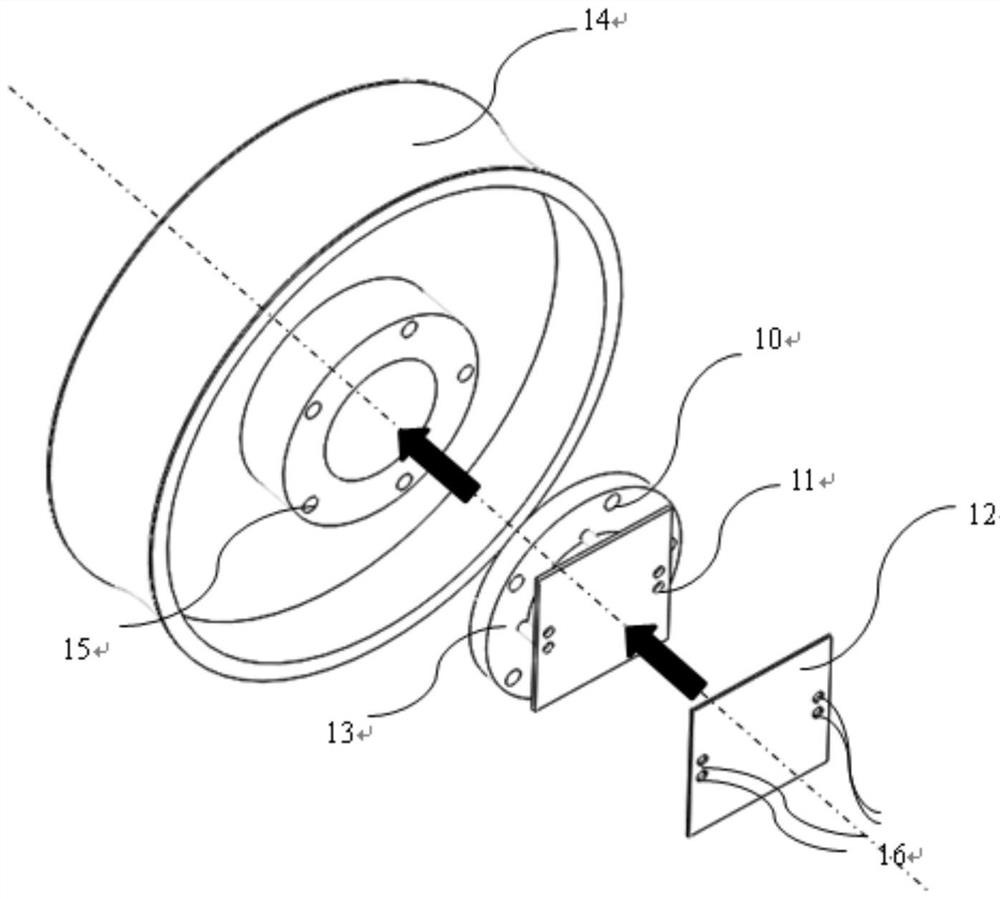 An experimental device for on-line detection of tire temperature