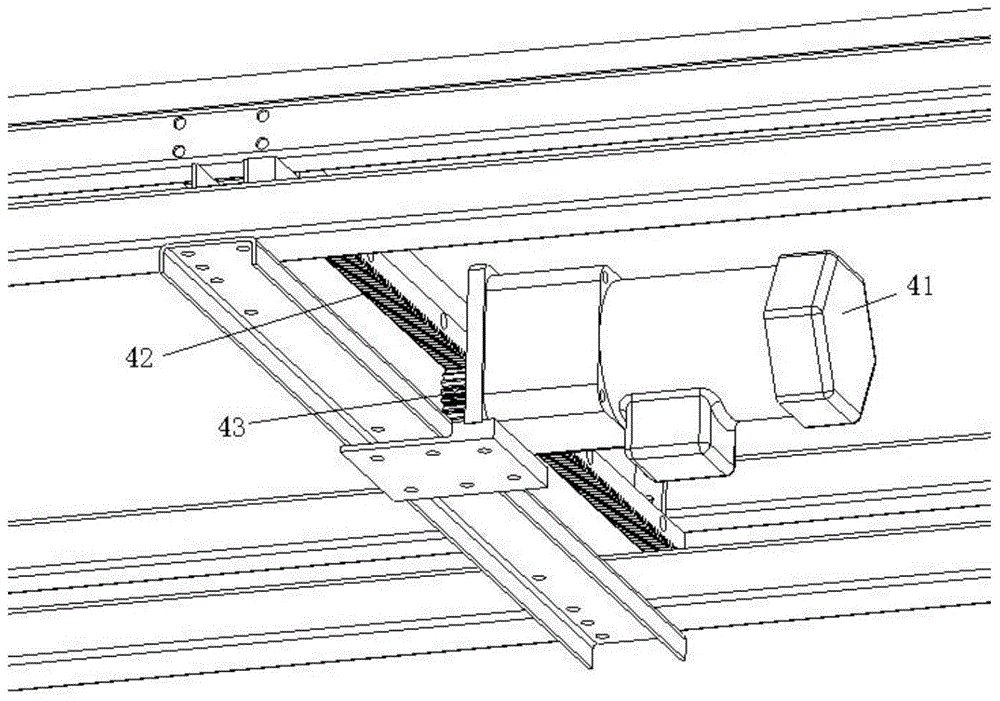 A kind of loose cloth machine with automatic edge device