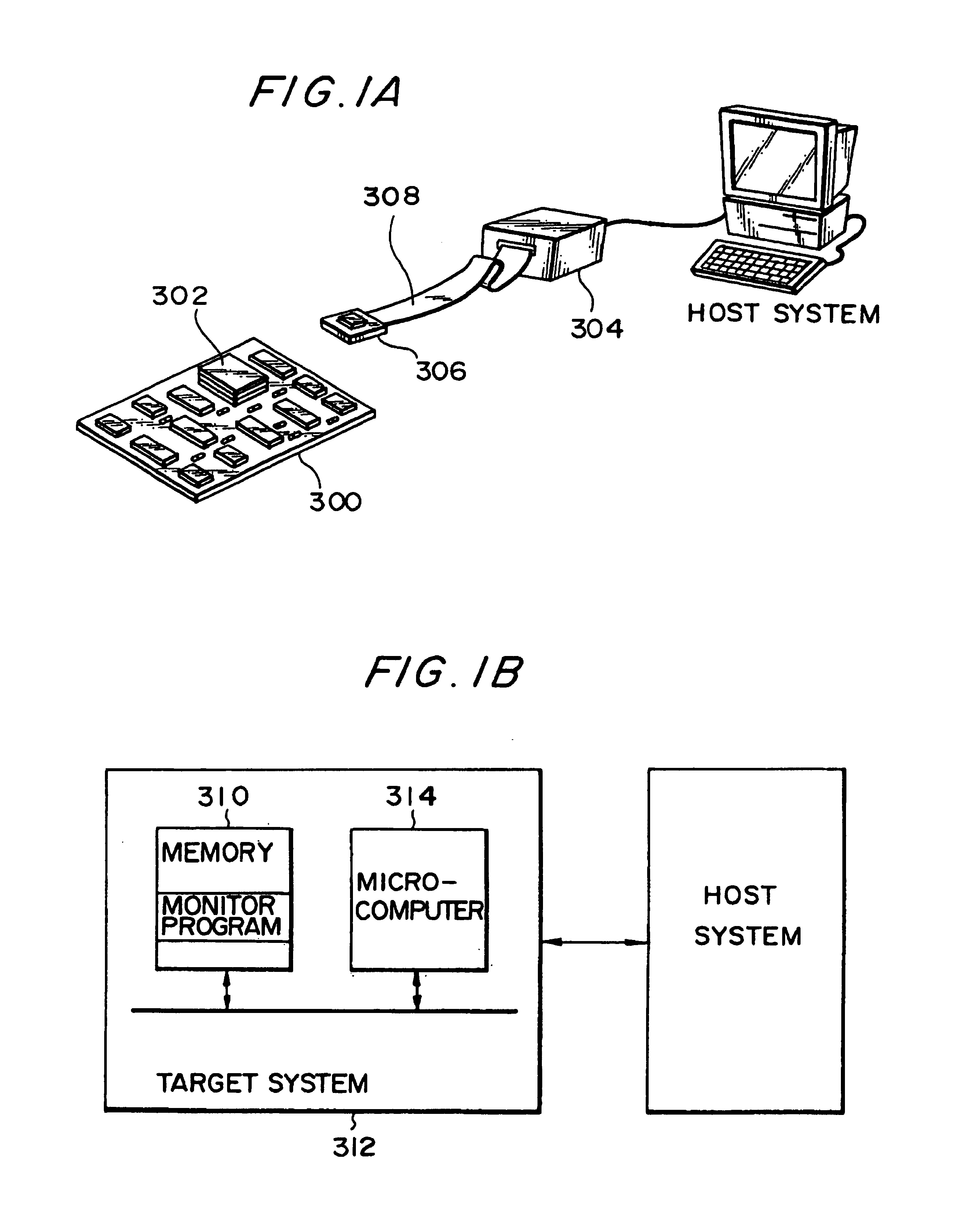 Microcomputer, electronic equipment and debugging system